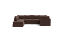 Load image into Gallery viewer, Ciello - Sectional - Chocolate - High Angled
