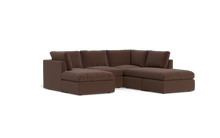 Load image into Gallery viewer, Ciello - Sectional - Chocolate - High Angled
