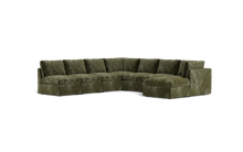 Load image into Gallery viewer, Ciello XL - Sectional - Sage - High Angled
