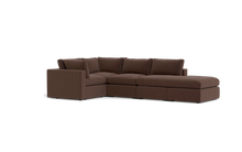 Load image into Gallery viewer, Ciello XL - Sectional - Chocolate - Regular Backrest
