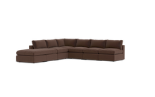 Load image into Gallery viewer, Ciello XL - Sectional - Chocolate - Regular Backrest
