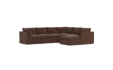 Load image into Gallery viewer, Ciello XL - Sectional - Chocolate - High Angled

