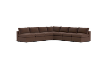 Load image into Gallery viewer, Ciello XL - Sectional - Chocolate - Regular Backrest
