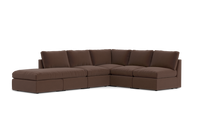 Load image into Gallery viewer, Ciello XL - Sectional - Chocolate - High Angled

