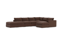 Load image into Gallery viewer, Ciello - Sectional - Chocolate - Regular Backrest

