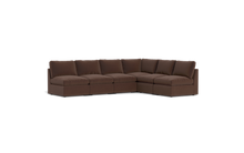 Load image into Gallery viewer, Ciello XL - Sectional - Chocolate - High Angled
