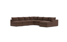 Load image into Gallery viewer, Ciello - Sectional - Chocolate - Regular Backrest
