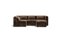 Load image into Gallery viewer, Atmosphere Sleeper Sofa &amp; Sectional - Rounded Backrest - Espresso
