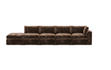 Load image into Gallery viewer, Ciello XL - Sofa - Espresso - Regular Backrest

