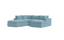 Load image into Gallery viewer, Ciello - Sectional - Aqua - Regular Backrest

