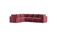 Load image into Gallery viewer, Ciello - Sectional - Bordeaux - High Angled
