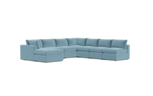 Load image into Gallery viewer, Ciello XL - Sectional - Aqua - Regular Backrest
