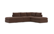 Load image into Gallery viewer, Ciello - Sectional - Chocolate - High Angled
