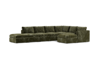 Load image into Gallery viewer, Ciello XL - Sectional - Sage - High Angled
