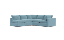 Load image into Gallery viewer, Ciello - Sectional - Aqua - Regular Backrest
