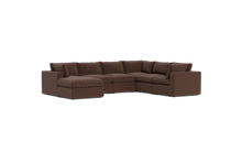 Load image into Gallery viewer, Ciello XL - Sectional - Chocolate - Regular Backrest
