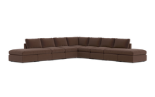 Load image into Gallery viewer, Ciello XL - Sectional - Chocolate - High Angled
