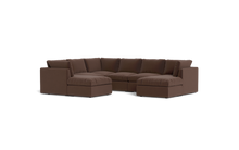 Load image into Gallery viewer, Ciello XL - Sectional - Chocolate - High Angled
