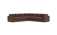 Load image into Gallery viewer, Ciello - Sectional - Chocolate - High Angled
