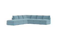 Load image into Gallery viewer, Ciello - Sectional - Aqua - High Angled
