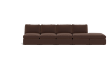 Load image into Gallery viewer, Ciello XL - Sofa - Chocolate - High Angled

