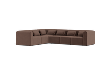 Charger l'image dans la galerie, Atmosphere - Sectional - Rounded Backrest - Chocolate
