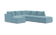 Load image into Gallery viewer, Ciello XL - Sectional - Aqua - High Angled
