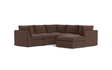 Load image into Gallery viewer, Ciello - Sectional - Chocolate - High Angled
