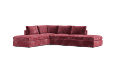 Load image into Gallery viewer, Ciello XL - Sectional - Bordeaux - High Angled
