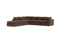 Load image into Gallery viewer, Ciello - Sectional - Chocolate - Regular Backrest
