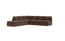 Load image into Gallery viewer, Ciello - Sectional - Chocolate - High Angled
