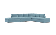 Load image into Gallery viewer, Ciello - Sectional - Aqua - High Angled
