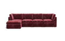 Load image into Gallery viewer, Ciello XL - Sofa - Bordeaux - High Angled
