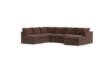 Load image into Gallery viewer, Ciello XL - Sectional - Chocolate - High Angled
