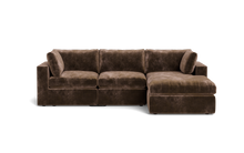 Load image into Gallery viewer, Ciello XL - Sofa - Espresso - Regular Backrest
