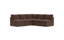 Load image into Gallery viewer, Ciello - Sectional - Chocolate - High Angled
