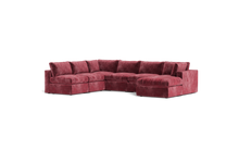 Load image into Gallery viewer, Ciello XL - Sectional - Bordeaux - Regular Backrest
