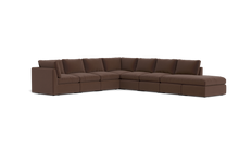 Load image into Gallery viewer, Ciello XL - Sectional - Chocolate - High Angled
