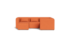 Load image into Gallery viewer, Atmosphere Sleeper Sofa &amp; Sectional - Rounded Backrest - Tangerine
