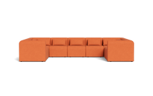 Load image into Gallery viewer, Atmosphere Sleeper Sofa &amp; Sectional - Rounded Backrest - Tangerine
