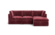 Load image into Gallery viewer, Ciello XL - Sofa - Bordeaux - High Angled
