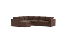 Load image into Gallery viewer, Ciello - Sectional - Chocolate - High Angled
