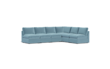 Load image into Gallery viewer, Ciello - Sectional - Aqua - High Angled
