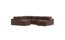 Load image into Gallery viewer, Ciello XL - Sectional - Chocolate - Regular Backrest
