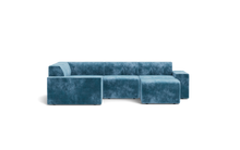 Load image into Gallery viewer, Atmosphere Sleeper Sofa &amp; Sectional - Regular Backrest - Harbour Blue
