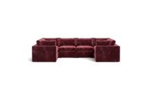 Load image into Gallery viewer, Ciello - Sectional - Bordeaux - Regular Backrest
