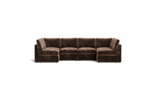 Load image into Gallery viewer, Ciello XL - Sectional - Espresso - High Angled
