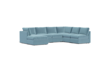 Load image into Gallery viewer, Ciello - Sectional - Aqua - High Angled

