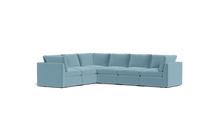 Load image into Gallery viewer, Ciello - Sectional - Aqua - High Angled
