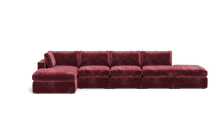 Load image into Gallery viewer, Ciello XL - Sofa - Bordeaux - Regular Backrest
